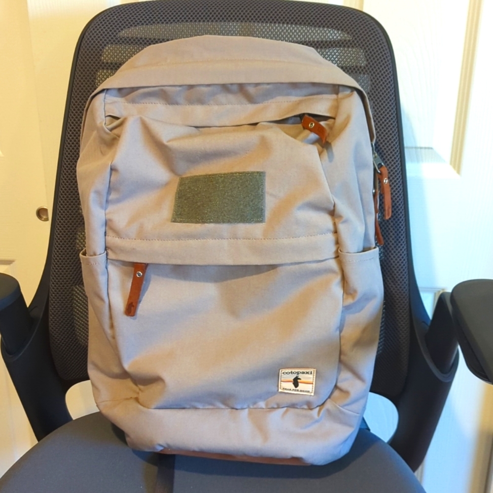 Cotopaxi Kilimanjaro with custom loop patch - 20L - Tan/Leather